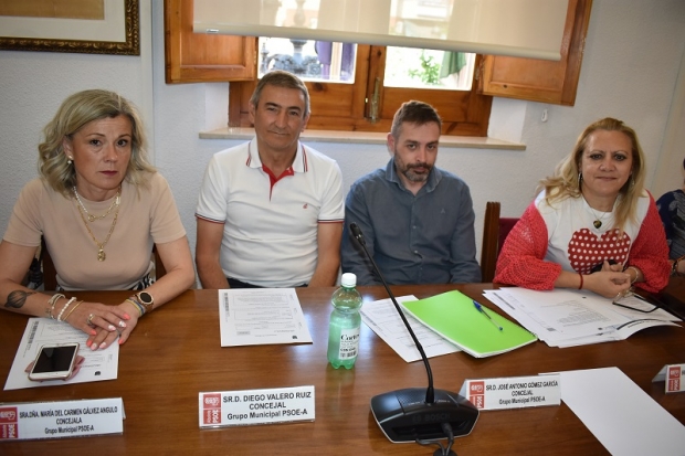 Concejales del grupo socialista en el Ayuntamiento de Albolote 