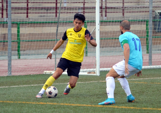 El FC Cubillas juega este sábado en casa ante el Almuñecar City (J. PALMA)
