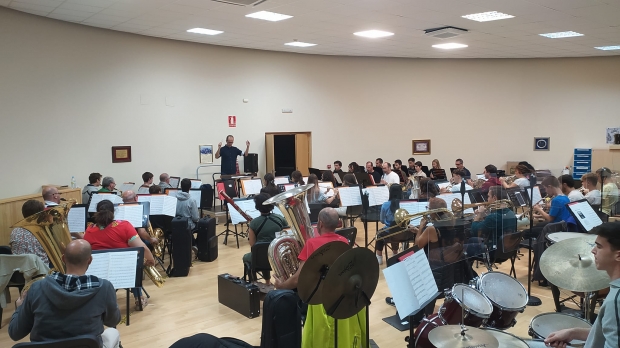 Ensayo de la banda de música