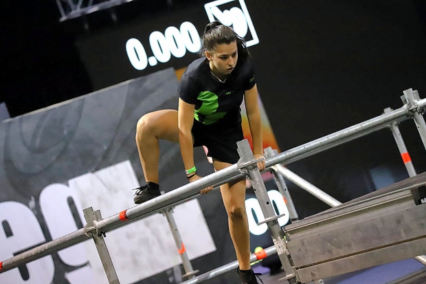 Marta Gutiérrez durante un ejercicio (BALANS)