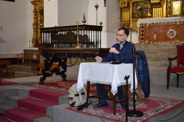 Miguel Córdoba Salmerón, historiador, en la ponencia 
