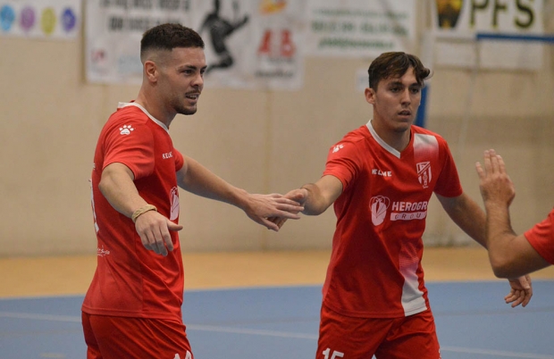 El Albolote Herogra jugará por primera vez en la temporada en el pabellón de Deportes de Albolote (J. PALMA)