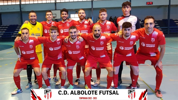 El Albolote Herogra sumó una nueva victoria en la cancha de la UD Maracena (ALBOLOTE FUTSAL)
