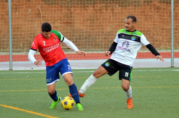 Una jugada del partido disputado el pasado domingo entre CF Imperio y CD Deifontes (J. PALMA)