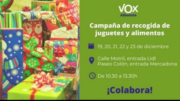 Campaña solidaria de Vox 