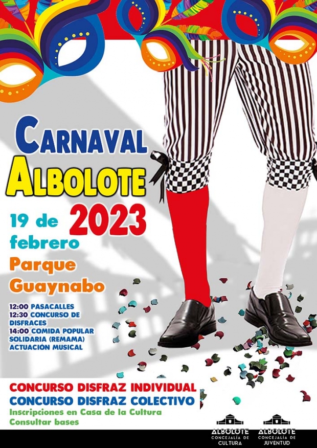 Cartel del Carnaval de Albolote 2023.