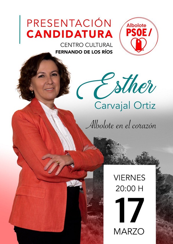 Esther Carvajal, candidata a la alcaldía por el PSOE 