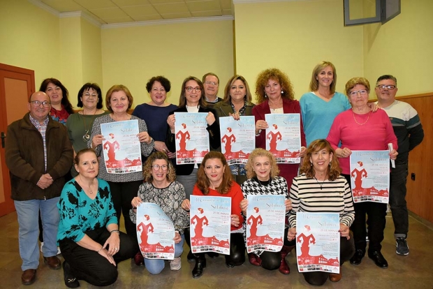 Presentación del segundo encuentro de coros solidario con miembros del Coro Flamenco de Albolote.