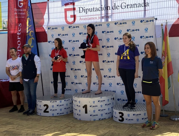 Lola Montes en la tercera posición del podio en la final de Ogíjares (FACEBOOK)