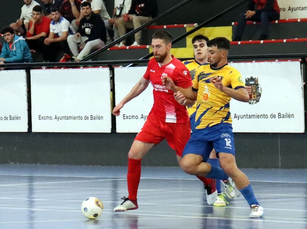 El Albolote Herogra sumó un empate en la cancha del Bailén FS (ALBOLOTE FUTSAL)