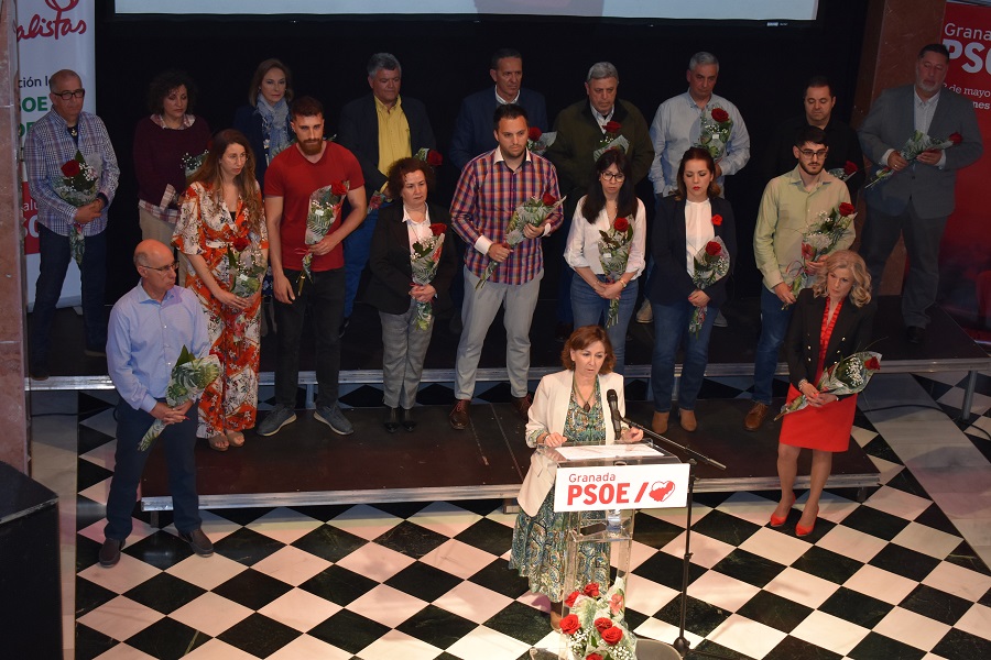 Presentación de la candidatura del PSOE para las elecciones municipales del 28 de mayo 
