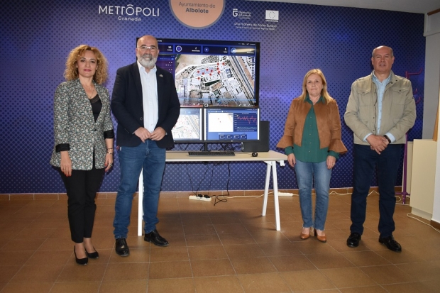 Presentación de la sala en la que se expone la plataforma de gestión