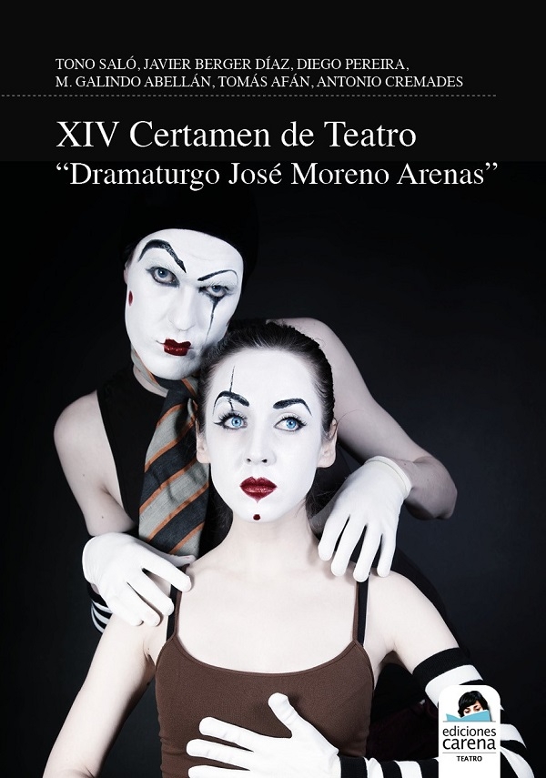 Portada del XIV premio Dramaturgo José Moreno Arenas 