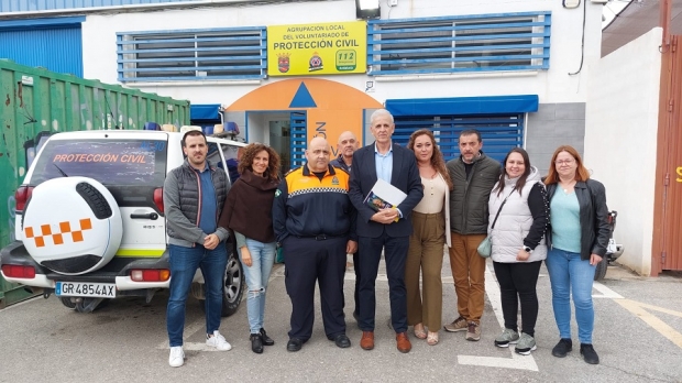 Albolote Avanza se reune con los voluntarios de la agrupación de Protección Civil 