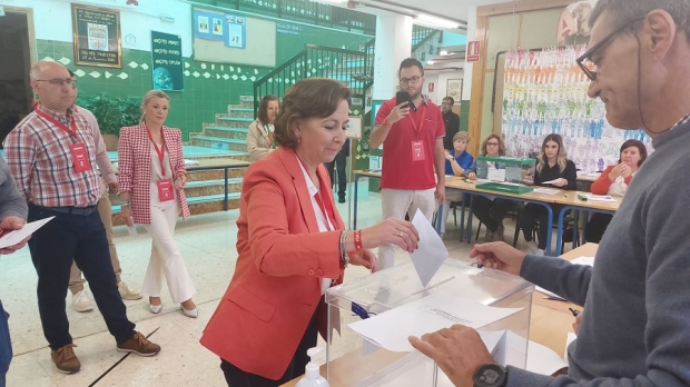 La candidata del PSOE, Ester Carvajal 