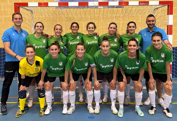 Equipo del Albolote Pyltin que ha logrado el ascenso de categoría (ALBOLOTE FUTSAL)