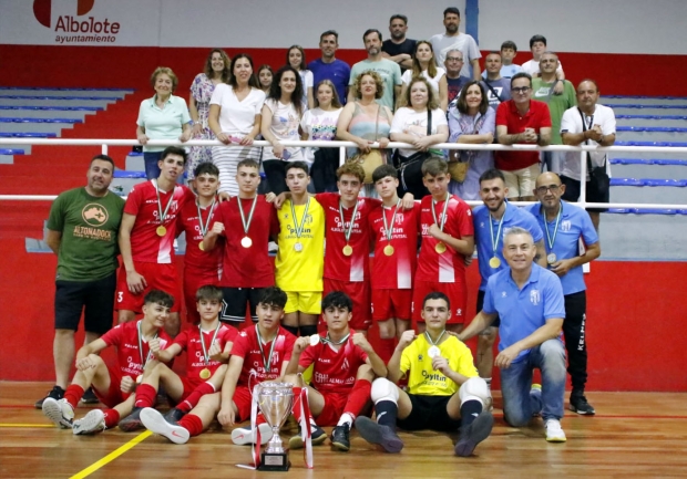 Equipo cadete del Albolote Pyltin, vencedor Copa Diputación (ALBOLOTE FUTSAL)
