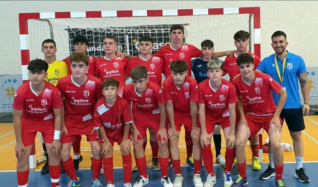 Equipo cadete Pyltin Albolote que partició en el torneo Internacional Cadete Fundación Cajasol (ALBOLOTE FUTSAL)