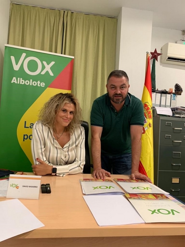 Los concejales del grupo municipal de Vox 