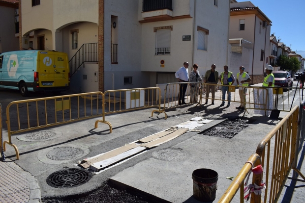 Obras realizadas en el paseo de Ronda 