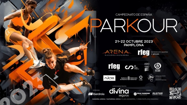 Cartel del Campeonato de España de Parkour