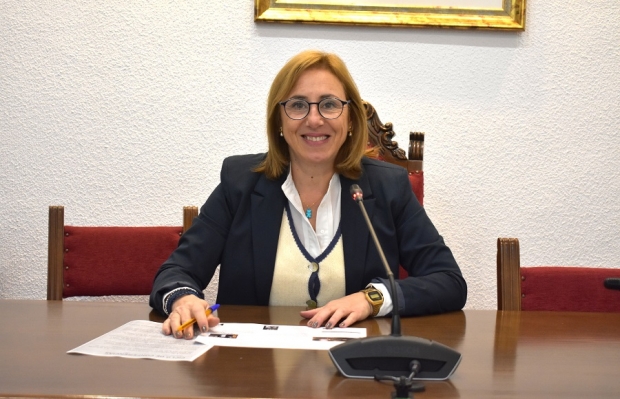 La concejal de Cultura, Eugenia Rodríguez Bailón, en rueda de prensa 
