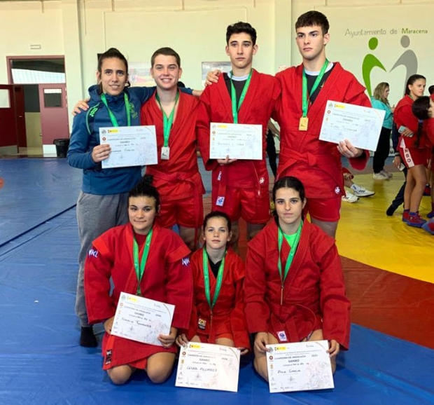 Representación del Club Baransu en el Campeonato de Andalucía de Lucha Sambo (CLUB BARANSU)