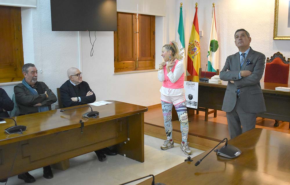 Un momento de la representación de `La lengua` de Moreno Arenas, a cargo del grupo del Ilustre colegio de Abogados.