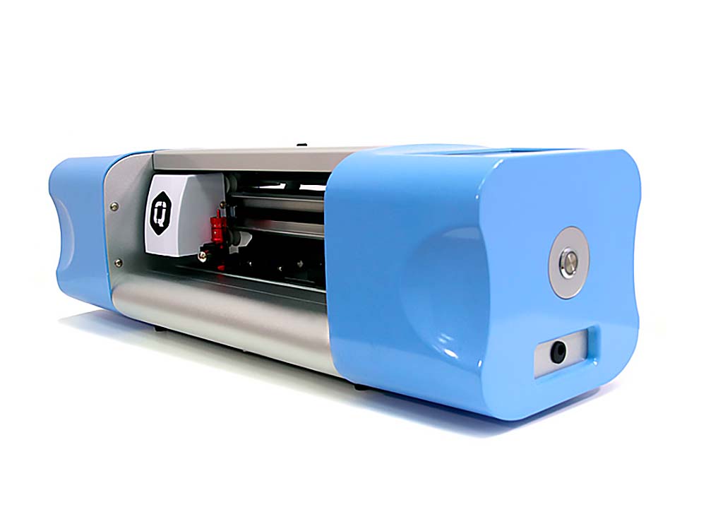 Impresora de corte de láminas de hidrogel que la empresa presentará en el Mobile World Congress de Barcelona.