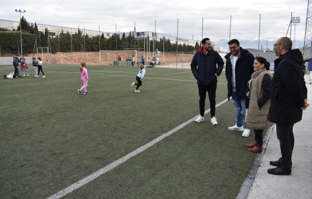 El alcalde, Salustiano Ureña, visitó el campus deportivo 