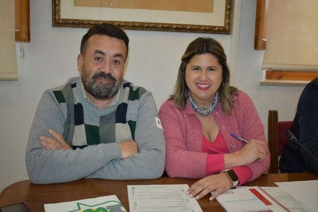 Los concejales de IU, Lidia Milena y Antonio Miguel Ruíz Padial