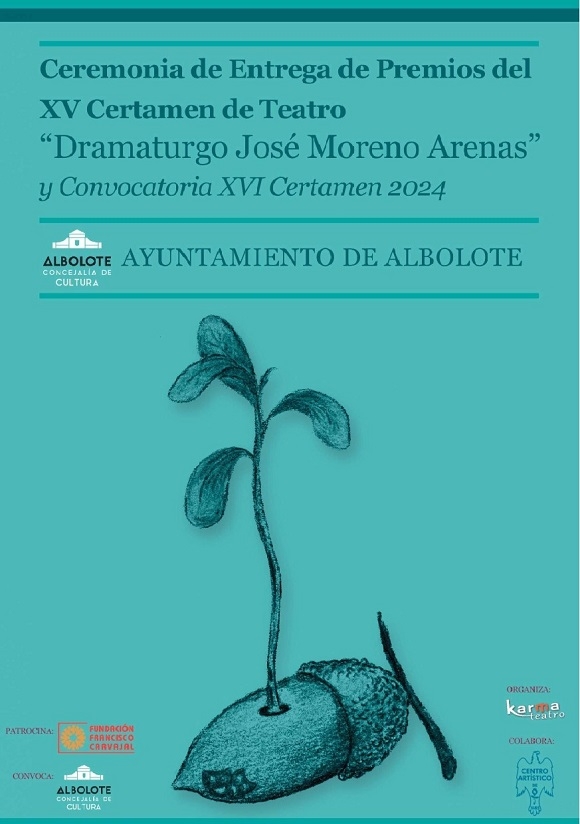 Cartel de la  XV edición del certamen de teatro 