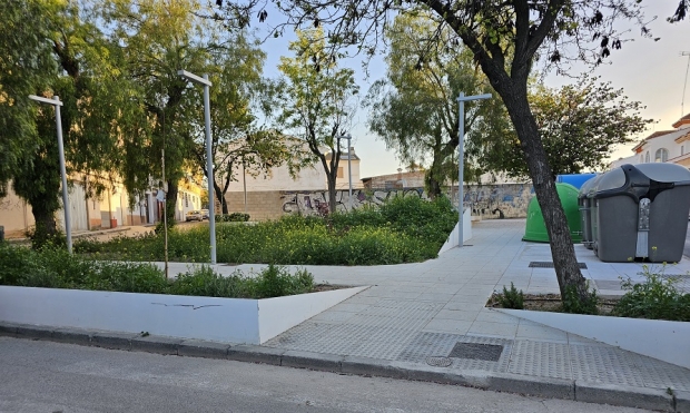 Una de las plazas recientemente remodeladas 