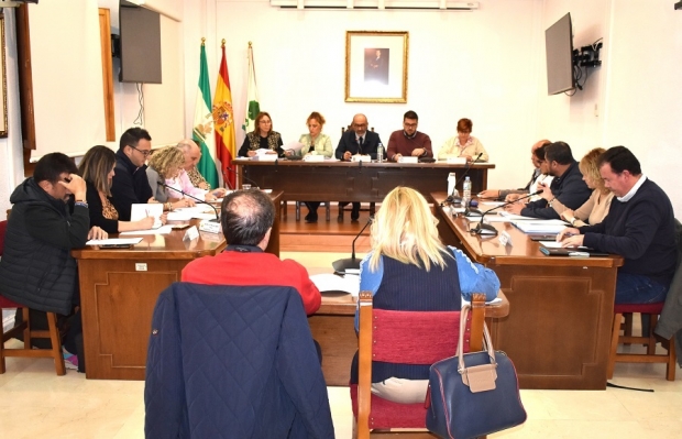 La portavoz de IU , Lidia Milena, interviene en el pleno en una foto de archivo