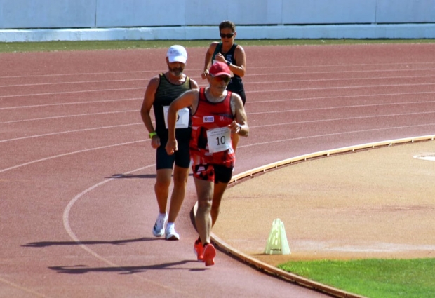 Francisco Cortijo en un momento de la prueba celebrada en La Cartuja de Sevilla