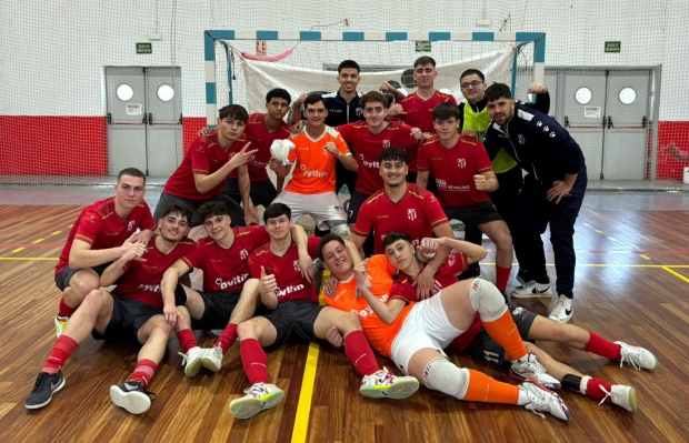 Equipo juvenil de División de Honor del Albolote Futsal 