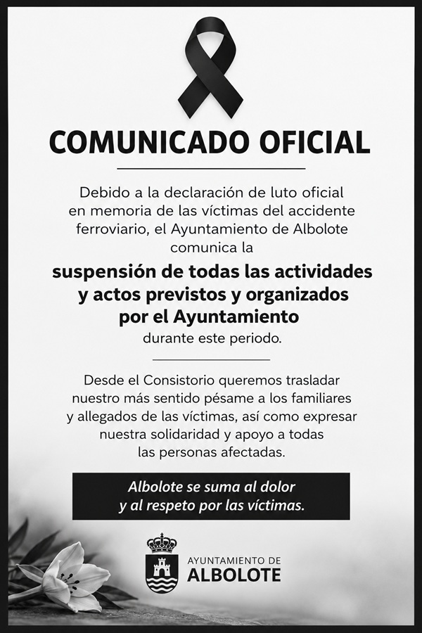 Suspensi�n de actividades